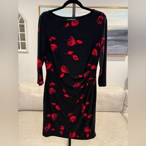 Size 14 black and red Ralph Lauren dress